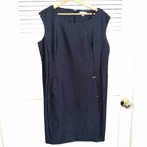 Calvin Klein Dark Blue Midi Dress